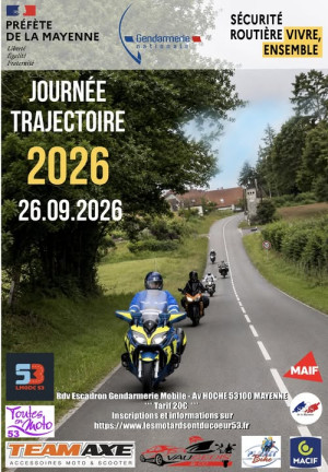 Journée Trajectoire organisé par L’Escadron Départemental de Contrôle des Flux de la Mayenne